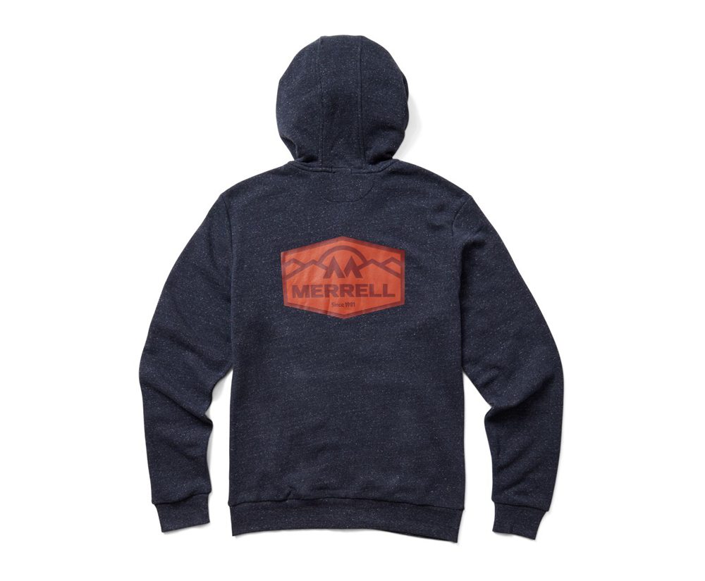 Merrell Jakker Herre - Emblem Full Zip Hoody - Mørkeblå - XEG547698